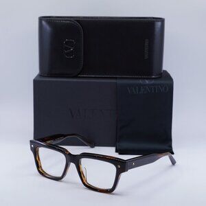 Valentino V-ESSENTIAL I VLX-121B Square Eyeglasses - Brown Swirl 51mm